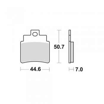 SBS - Plăcuțe frână 171HM High Minerals