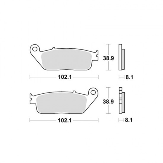 SBS - Plăcuțe frână 183HM High Minerals SBS - Plăcuțe frână 183HM High Minerals