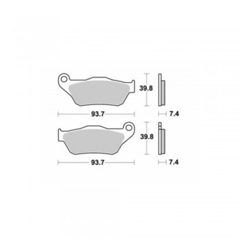 SBS - Plăcuțe frână 194HM High Minerals