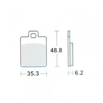 SBS - Plăcuțe frână 202HM High Minerals