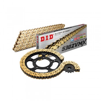 DID - Kit lanț Yamaha FZ6 / Fazer ZVM-X Series 2004-2009 (lanț Gold) DID - Kit lanț Yamaha FZ6 / Fazer ZVM-X Series 2004-2009 (lanț Gold)