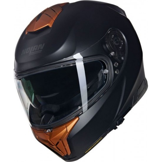 Cască moto Full-face - Nolan N80-8 N-Com Classico Nobile 311 Black Ochre Matt 2025