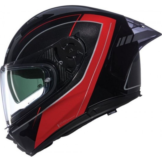 Cască moto Full-face - Nolan N60-6 Sport Mesmerico 342 Black Red Glossy 2025