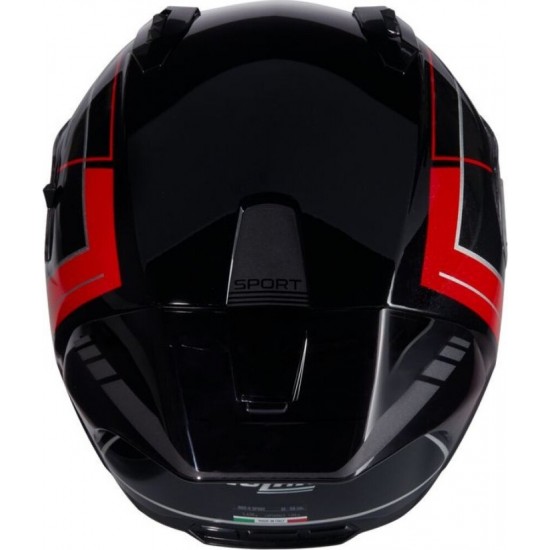 Cască moto Full-face - Nolan N60-6 Sport Mesmerico 342 Black Red Glossy 2025