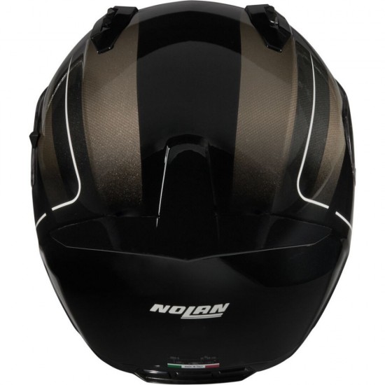 Cască moto Full-face - Nolan N60-6 Ermetico 344 Black Brown 2025 Cască moto Full-face - Nolan N60-6 Ermetico 344 Black Brown 2025