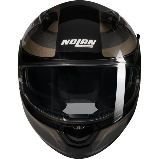 Cască moto Full-face - Nolan N60-6 Ermetico 344 Black Brown 2025 Cască moto Full-face - Nolan N60-6 Ermetico 344 Black Brown 2025