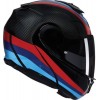 Cască moto Flip-up - Nolan X-1005 Ultra Carbon Gran Tour 348 Black Red Blue 2025