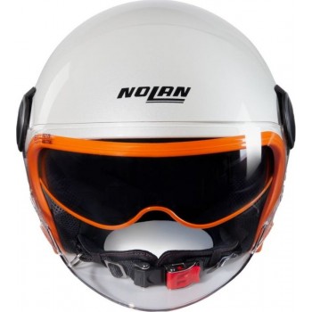 Cască moto Open-Face - Nolan N21 Visor 06 Ocio 347 White Orange Glossy 2025