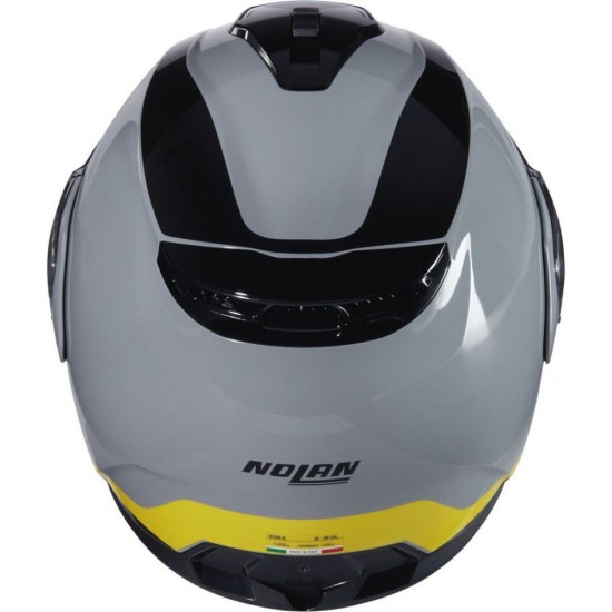 Cască moto Flip-up - Nolan N100-6 Incognito White Black 25