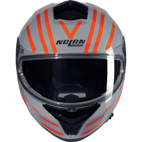 Cască moto Full-face - Nolan N80-8 Veloce Gray Orange 25