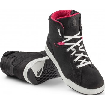 Ghete moto damă - Forma Swift X Fit Dry Black/White