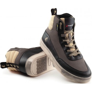 Ghete moto stradă - Forma Milano Flow Black/Ecru