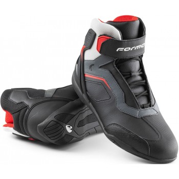 Ghete moto stradă - Forma Stinger Evo Flow Black/White/Grey