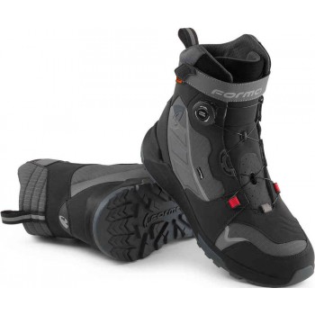 Ghete moto Adventure/stradă - Forma Kite Dry Black/Anthracite