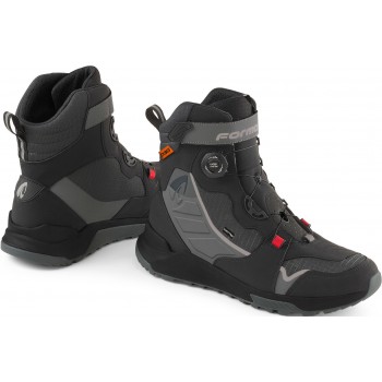 Ghete moto Adventure/stradă - Forma Kite Dry Black/Anthracite