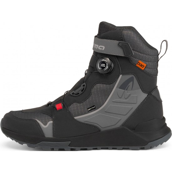 Ghete moto Adventure/stradă - Forma Kite Dry Black/Anthracite