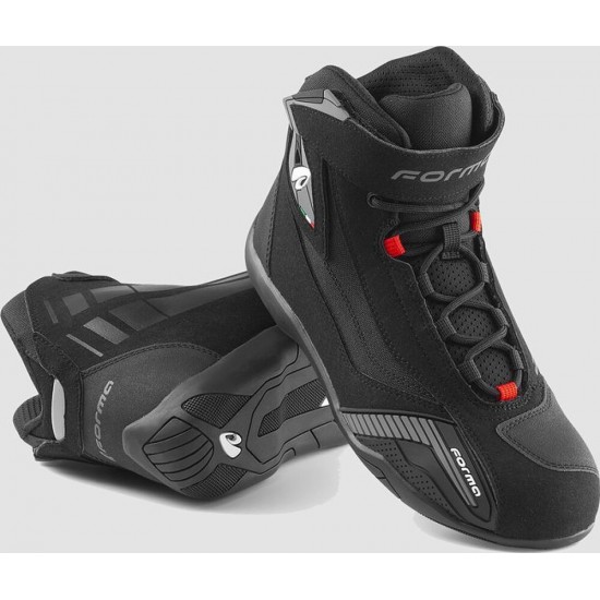 Ghete moto - Forma Genesis Black Ghete moto - Forma Genesis Black