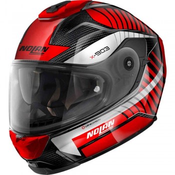 Cască moto Full-face - Nolan X-903 Ultra Carbon Starlight N-Com Carbon Red/White 24 Cască moto Full-face - Nolan X-903 Ultra Carbon Starlight N-Com Carbon Red/White 24