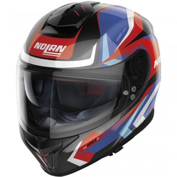 Cască moto Full-face - Nolan N80-8 Rumble N-Com Metal Black Red Blue White 24 Cască moto Full-face - Nolan N80-8 Rumble N-Com Metal Black Red Blue White 24