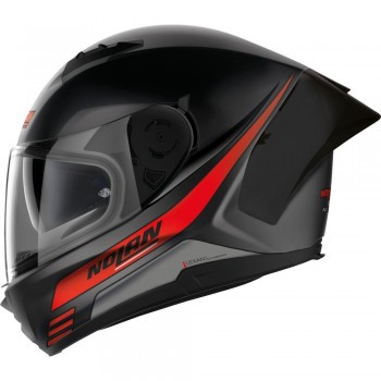 Cască moto Full-face - Nolan N60-6 Sport Outset Flat Black Red 24