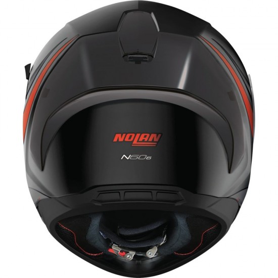 Cască moto Full-face - Nolan N60-6 Sport Outset Flat Black Red 24