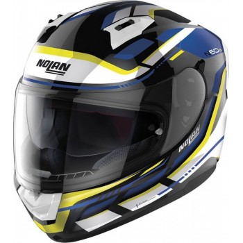 Cască moto Full-face - Nolan N60-6 Special Metal Black White/Yellow/Blue 24