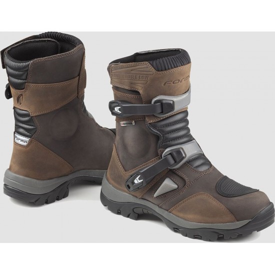 Cizme moto Adventure - Forma Low Waterproof Brown