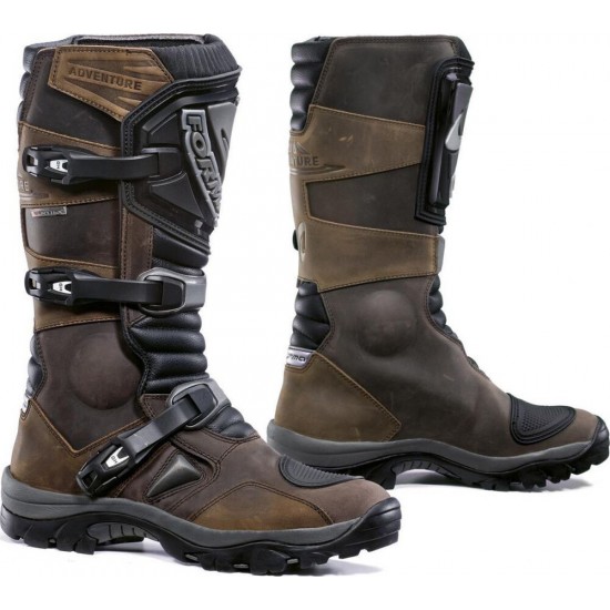 Cizme moto Adventure - Forma Dry Waterproof Brown