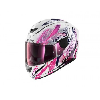 Cască moto Shark D-Skwal 2 Shigan - Alb/Roz