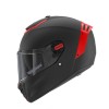 Cască moto Shark Spartan RS Blank Mat - Black/Red
