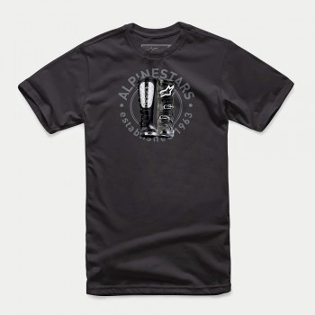 Tricou cu mânecă scurtă - Alpinestars VICTORY REVOLVE - Black