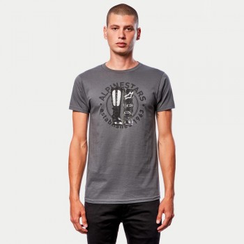 Tricou cu mânecă scurtă - Alpinestars VICTORY REVOLVE - Charcoal