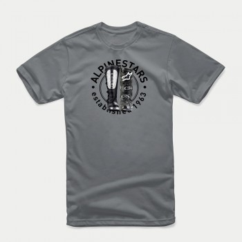 Tricou cu mânecă scurtă - Alpinestars VICTORY REVOLVE - Charcoal