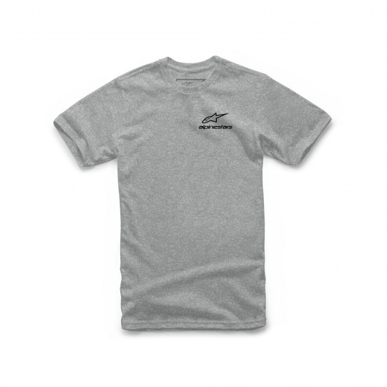 Tricou cu mânecă scurtă - Alpinestars CORPORATE - Gray Heather