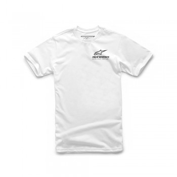 Tricou cu mânecă scurtă - Alpinestars CORPORATE - White