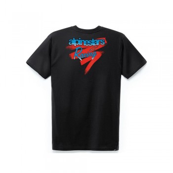 Tricou cu mânecă scurtă - Alpinestars RACING THEN - Black