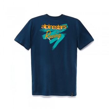 Tricou cu mânecă scurtă - Alpinestars RACING THEN - Navy