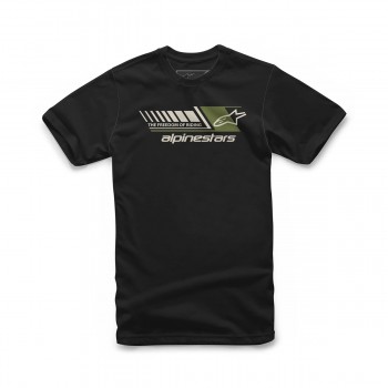 Tricou cu mânecă scurtă - Alpinestars SOLITAIRE - Black