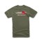 Tricou cu mânecă scurtă - Alpinestars SOLITAIRE - Military Green Tricou cu mânecă scurtă - Alpinestars SOLITAIRE - Military Green