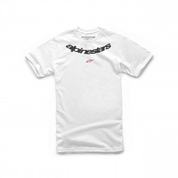 Tricou cu mânecă scurtă - Alpinestars LURV - White