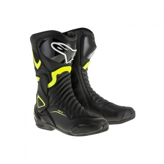 Cizme moto Alpinestars SMX-6 V2 Black/Fluorescent Yellow