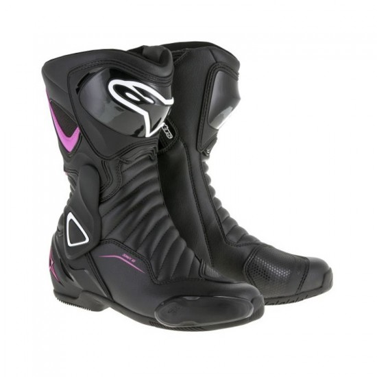 Cizme moto damă Alpinestars Stella SMX-6 V2 Black/Fuchsia/White Cizme moto damă Alpinestars Stella SMX-6 V2 Black/Fuchsia/White