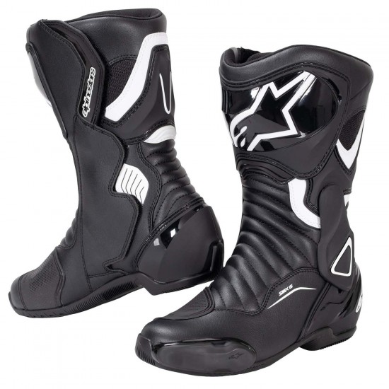 Cizme moto damă Alpinestars Stella SMX-6 V2 Black/White