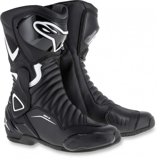 Cizme moto damă Alpinestars Stella SMX-6 V2 Black/White