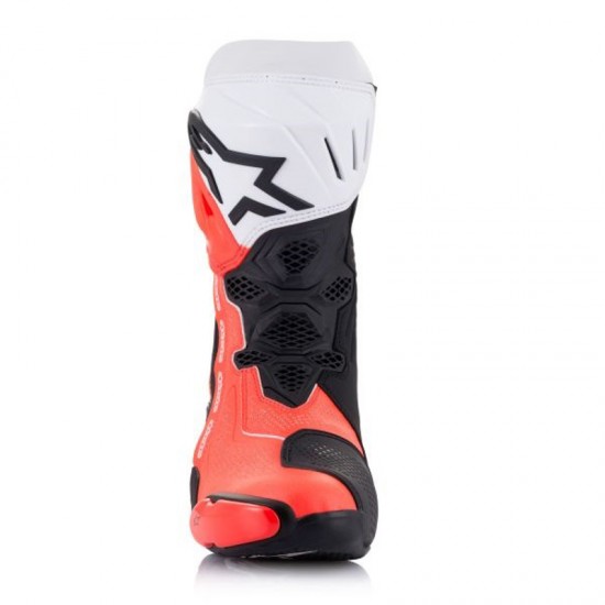 Cizme moto Alpinestars Supertech R - Vented - Black/Red/Fluorescent/White