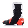Cizme moto Alpinestars Supertech R - Vented - Black/Red/Fluorescent/White