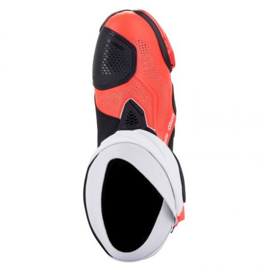 Cizme moto Alpinestars Supertech R - Vented - Black/Red/Fluorescent/White