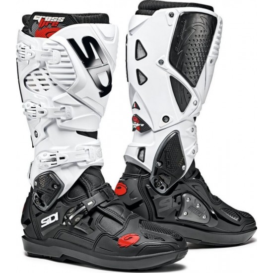 Cizme moto enduro - Sidi Crossfire 3 SRS Black-White