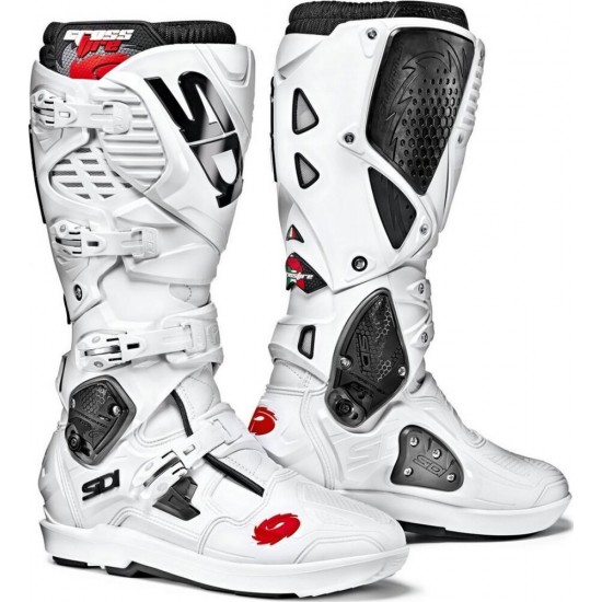 Cizme moto enduro - Sidi Crossfire 3 SRS White-White