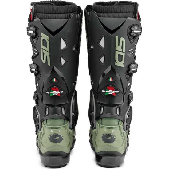 Cizme moto MX/Enduro - Sidi Crossfire 3 SRS Army/Black 24